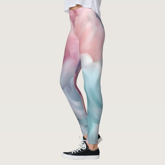 Cotton Candy Abstrakt Leggings (Links)