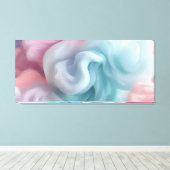 Cotton Candy Abstrakt Leinwanddruck (Insitu (Holzboden))