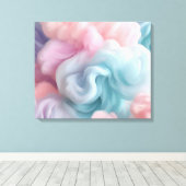 Cotton Candy Abstrakt Leinwanddruck (Insitu (Holzboden))