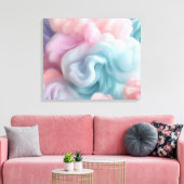 Cotton Candy Abstrakt Leinwanddruck (Insitu (Wohnzimmer))