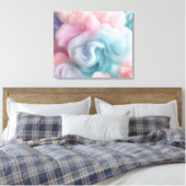 Cotton Candy Abstrakt Leinwanddruck (Insitu (Schlafzimmer))