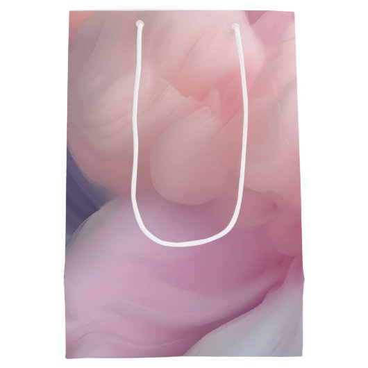 Cotton Candy Abstrakt Mittlere Geschenktüte (Rückseite)