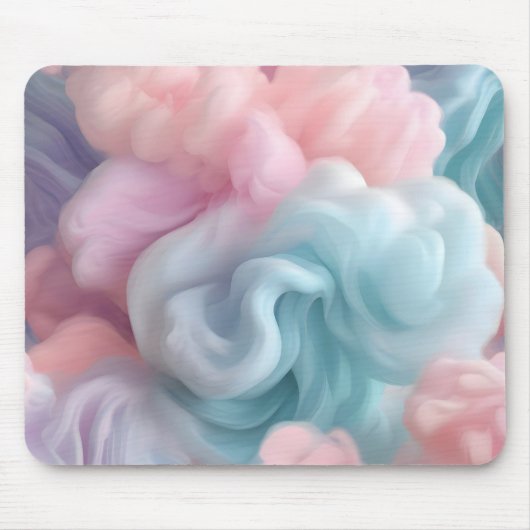 Cotton Candy Abstrakt Mousepad (Vorne)