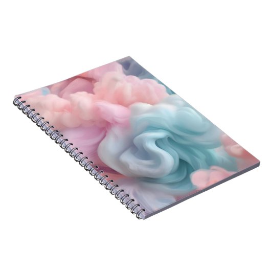 Cotton Candy Abstrakt Notizblock (Rechte Seite)