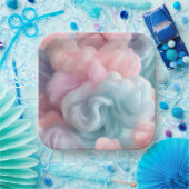 Cotton Candy Abstrakt Pappteller (Party)