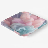Cotton Candy Abstrakt Pappteller (Gewinkelt)