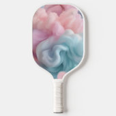Cotton Candy Abstrakt Pickleball Schläger (Vorderseite)