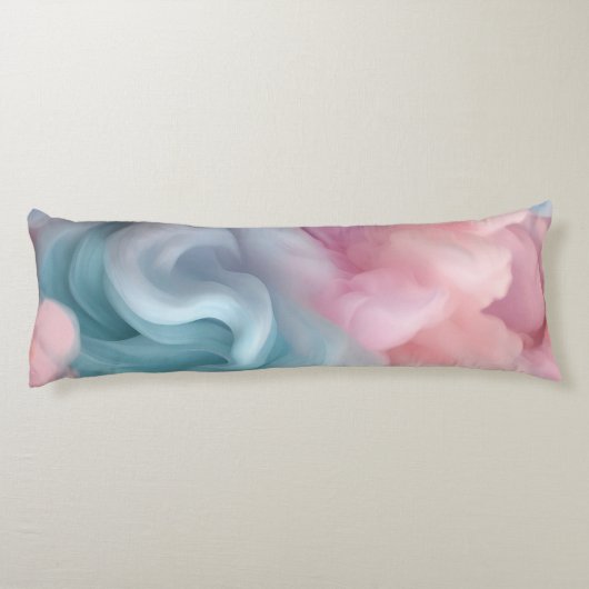 Cotton Candy Abstrakt Seitenschläferkissen (Rückseite)
