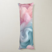 Cotton Candy Abstrakt Seitenschläferkissen (Rückseite (Vertikal))