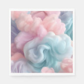 Cotton Candy Abstrakt Serviette (Vorderseite)