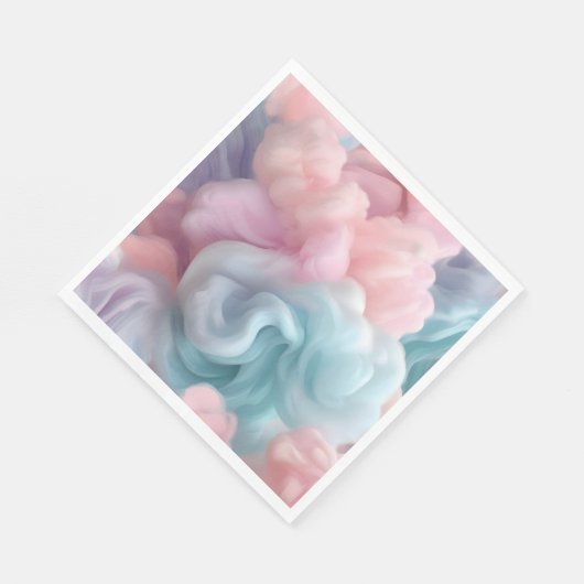 Cotton Candy Abstrakt Serviette (Ecke)