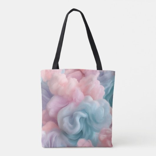 Cotton Candy Abstrakt Tasche (Rückseite)