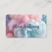 Cotton Candy Abstrakt Visitenkarte (Vorderseite)