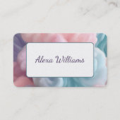Cotton Candy Abstrakt Visitenkarte (Vorderseite)