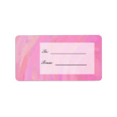 Cotton Candy Adressaufkleber (Vorne)