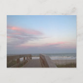 Cotton Candy am Strand Postkarte (Vorderseite)