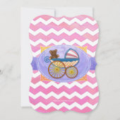 Cotton Candy Baby Stuff Einladung (Vorderseite)