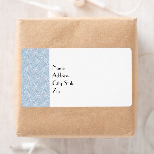 Cotton Candy Blue Abstrakt (Insitu)