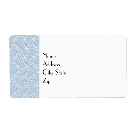 Cotton Candy Blue Abstrakt (Vorne)