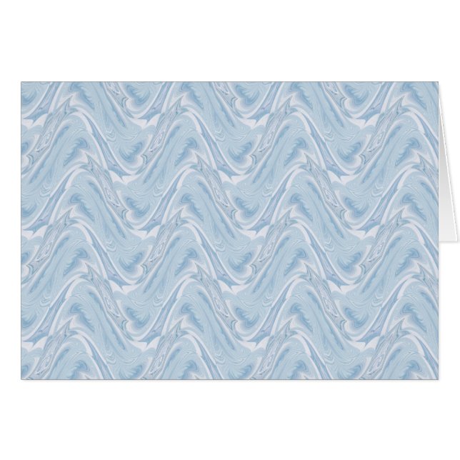 Cotton Candy Blue Abstrakt (Vorderseite (Horizontal))