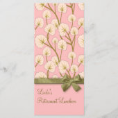 Cotton Candy Bouquet Retirement Party Programm (Vorderseite)