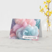 Cotton Candy Brain for Insomnia Spaß Karte (Gelbe Blume)