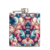 Cotton Candy Bubblegum Flachmann (Vorderseite)