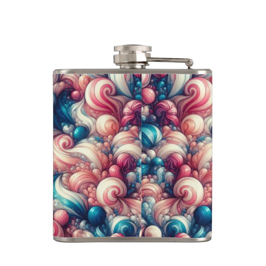 Cotton Candy Bubblegum Flachmann (Rückseite)