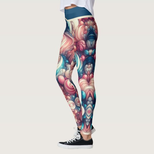 Cotton Candy Bubblegum Leggings (Links)