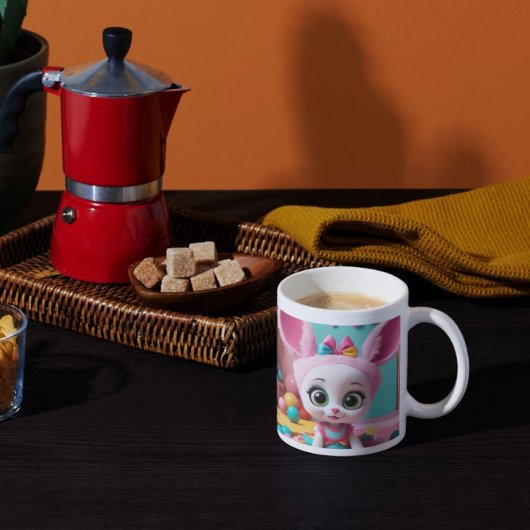 "Cotton Candy Bunny Delight" Kaffeetasse