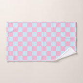 Cotton Candy Checkerboard Badhandtuch Set (Handtuch)