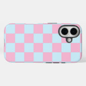 Cotton Candy Checkerboard Case-Mate iPhone Hülle (Rückseite (Horizontal))