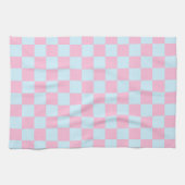 Cotton Candy Checkerboard Geschirrtuch (Horizontal)