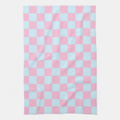 Cotton Candy Checkerboard Geschirrtuch (Vertikal)