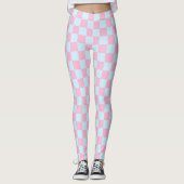 Cotton Candy Checkerboard Leggings (Vorderseite)