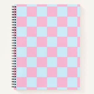 Cotton Candy Checkerboard Notizblock