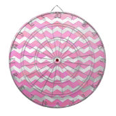 Cotton Candy Chevon Pattern Dartscheibe (vorne)
