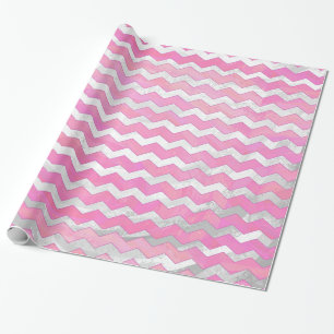 Cotton Candy Chevon Pattern Geschenkpapier