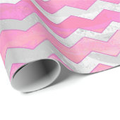 Cotton Candy Chevon Pattern Geschenkpapier (Rolleneckpunkt)