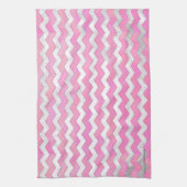Cotton Candy Chevon Pattern Handtuch (Vertikal)