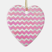 Cotton Candy Chevon Pattern Keramikornament (Rechts)