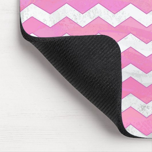 Cotton Candy Chevon Pattern Mousepad (Ecke)