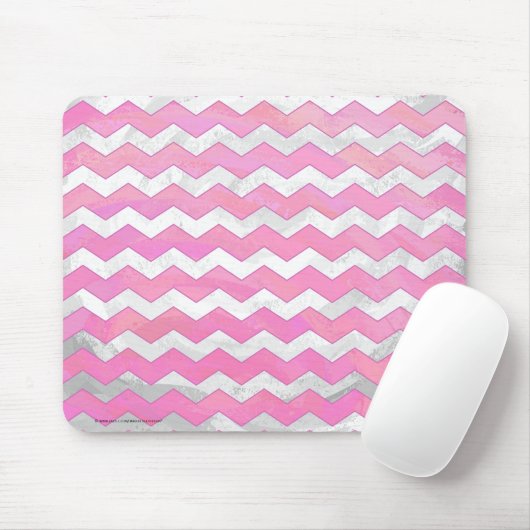 Cotton Candy Chevon Pattern Mousepad (Mit Mouse)