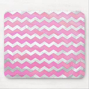 Cotton Candy Chevon Pattern Mousepad
