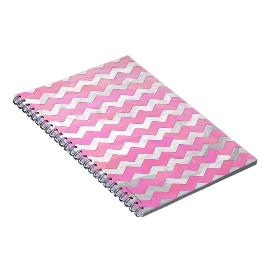 Cotton Candy Chevon Pattern Notizblock (Rechte Seite)