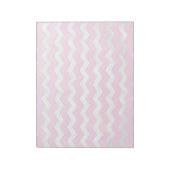 Cotton Candy Chevon Pattern Notizblock (Rotiert)