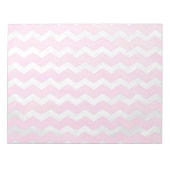 Cotton Candy Chevon Pattern Notizblock (Vorderseite)