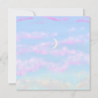 Cotton Candy Cloud Card Einladung
