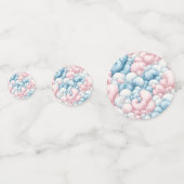 Cotton Candy Clouds Konfetti (Rückseiten)