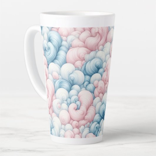 Cotton Candy Clouds Milchtasse (Linke Ecke)